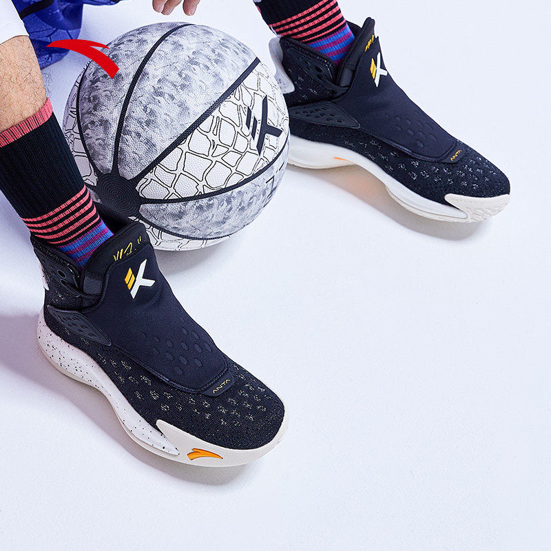 球鞋安踏网篮运动鞋汤普森kt5正代高帮克莱主义篮球鞋