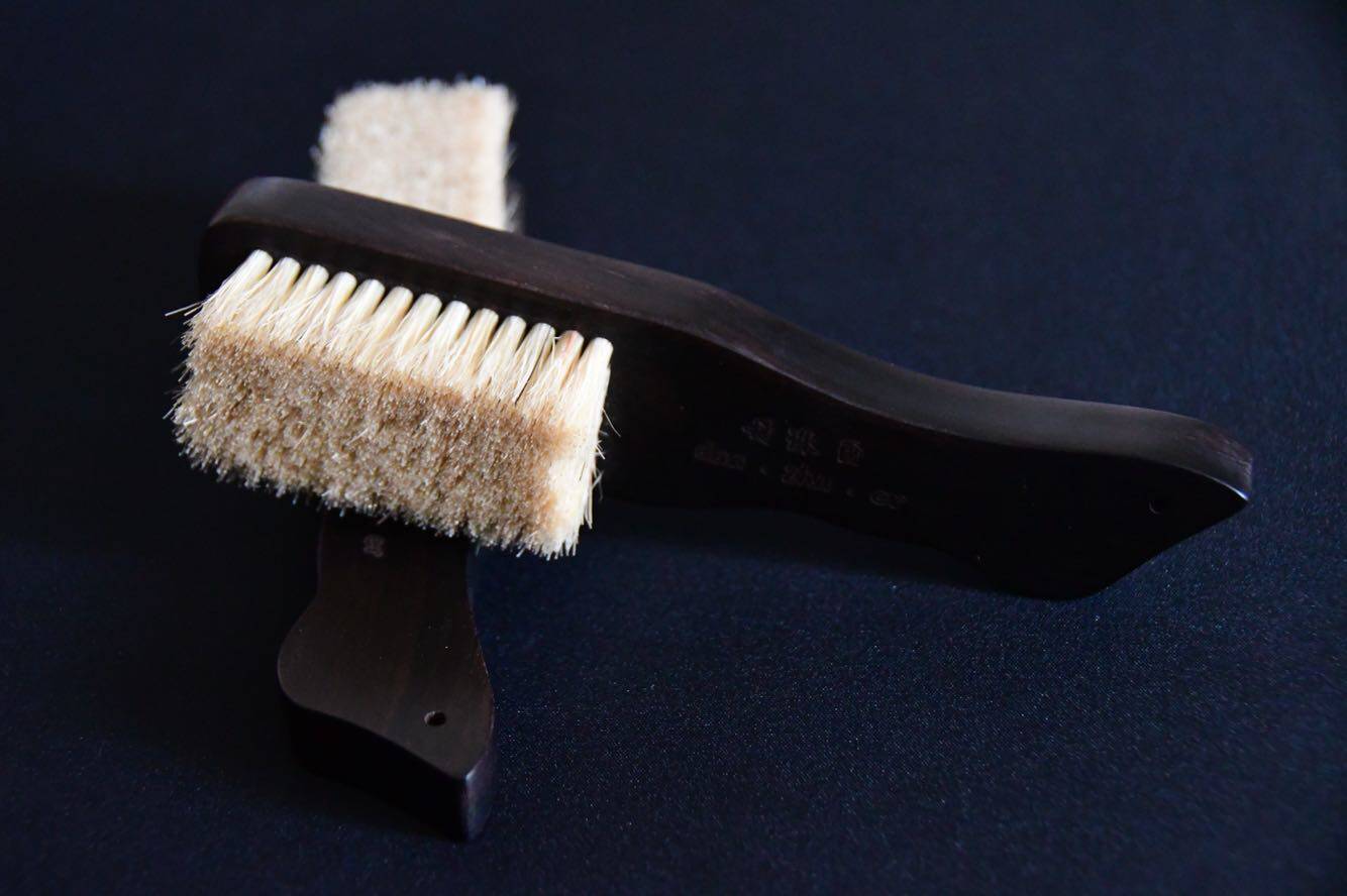 【丹珠尔出品】手工檀木猪鬃软毛刷 高端文玩刷 包浆清洁 - 丹珠尔