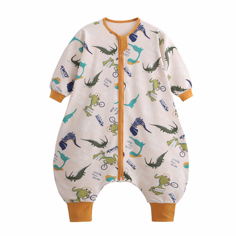 大嘴恐龙 爱运动 呼西贝分腿睡袋 儿童 防踢被 2020新款春装 单层