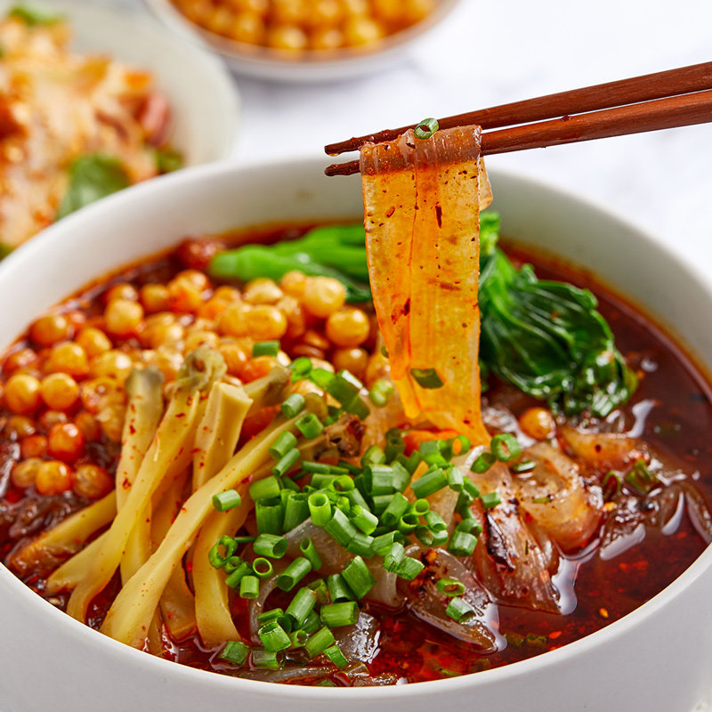 淘面馆 重庆牛油火锅口味四川大宽粉火锅粉速食麻辣宽粉红薯粉正