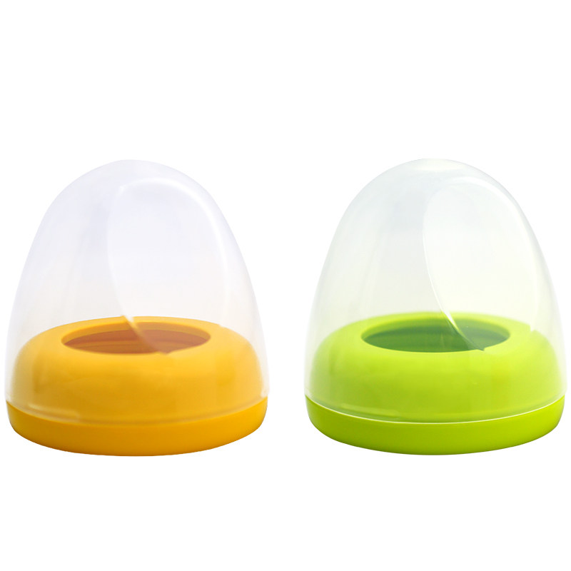 贝亲宽口径奶瓶盖子通用螺牙奶瓶盖帽防尘盖重力球吸管手柄配件