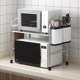 Stainless steel kitchen rack double-layer desktop microwave furnace frame telescopic countertur rice pot oven storage 2nd floor Stainless steel kitchen rack double-layer desktop microwave furnace frame telescopic countertur rice pot oven storage 2nd floor