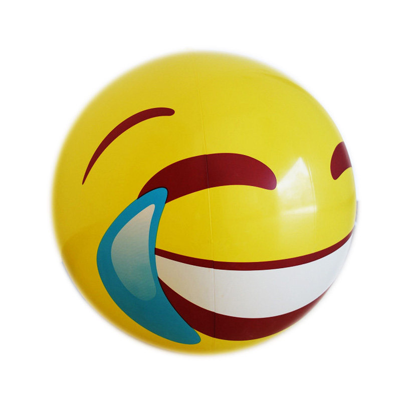 充气pvc笑脸展示双层落地地球地飘空飘气球气球