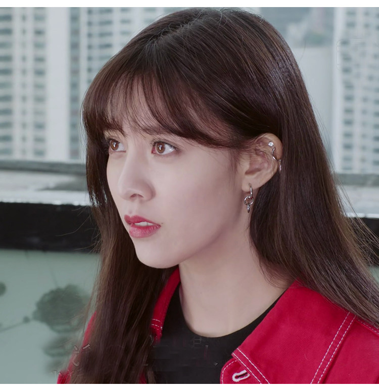 十年个性女明星耳钉耳饰双双三月沈双双cc耳环耳环