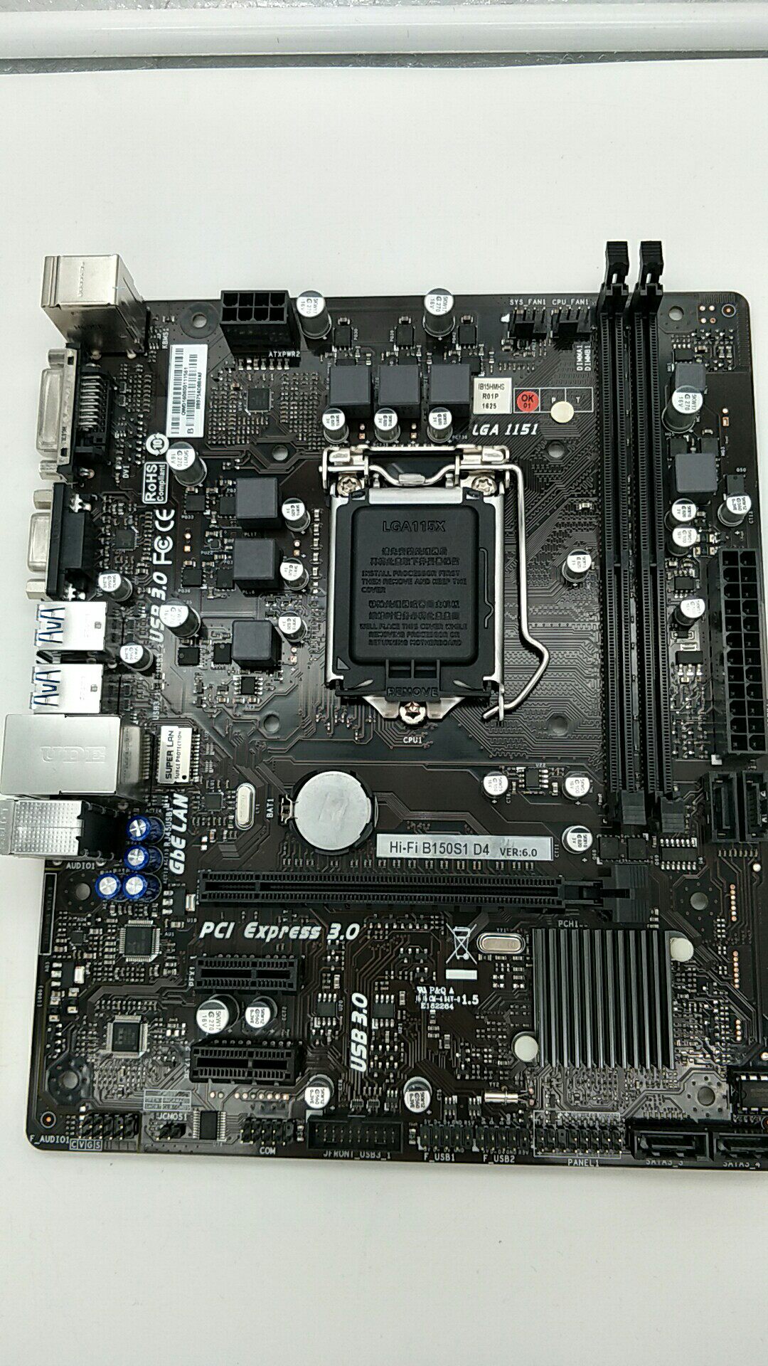 b150映泰ddr41151主板750061007700vga dvi主板