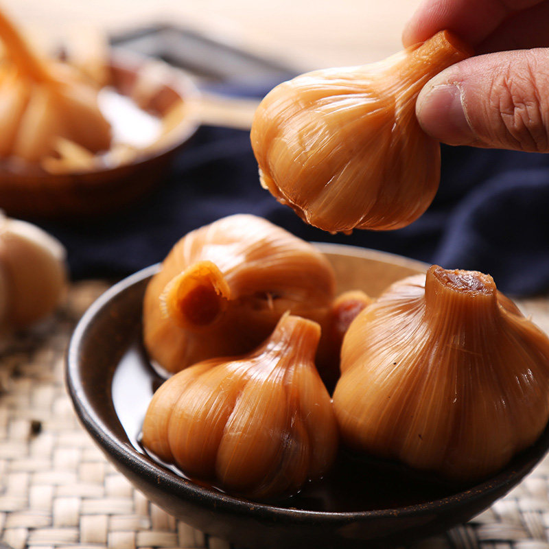 大蒜坛子糖醋2斤一桶糖蒜甜蒜腌制醋泡蒜头腌制