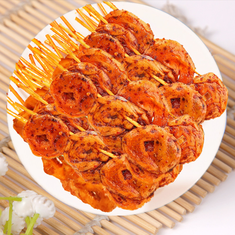 香辣好俏素食鸭板60g15袋网红面筋豆制品麻辣面筋制品