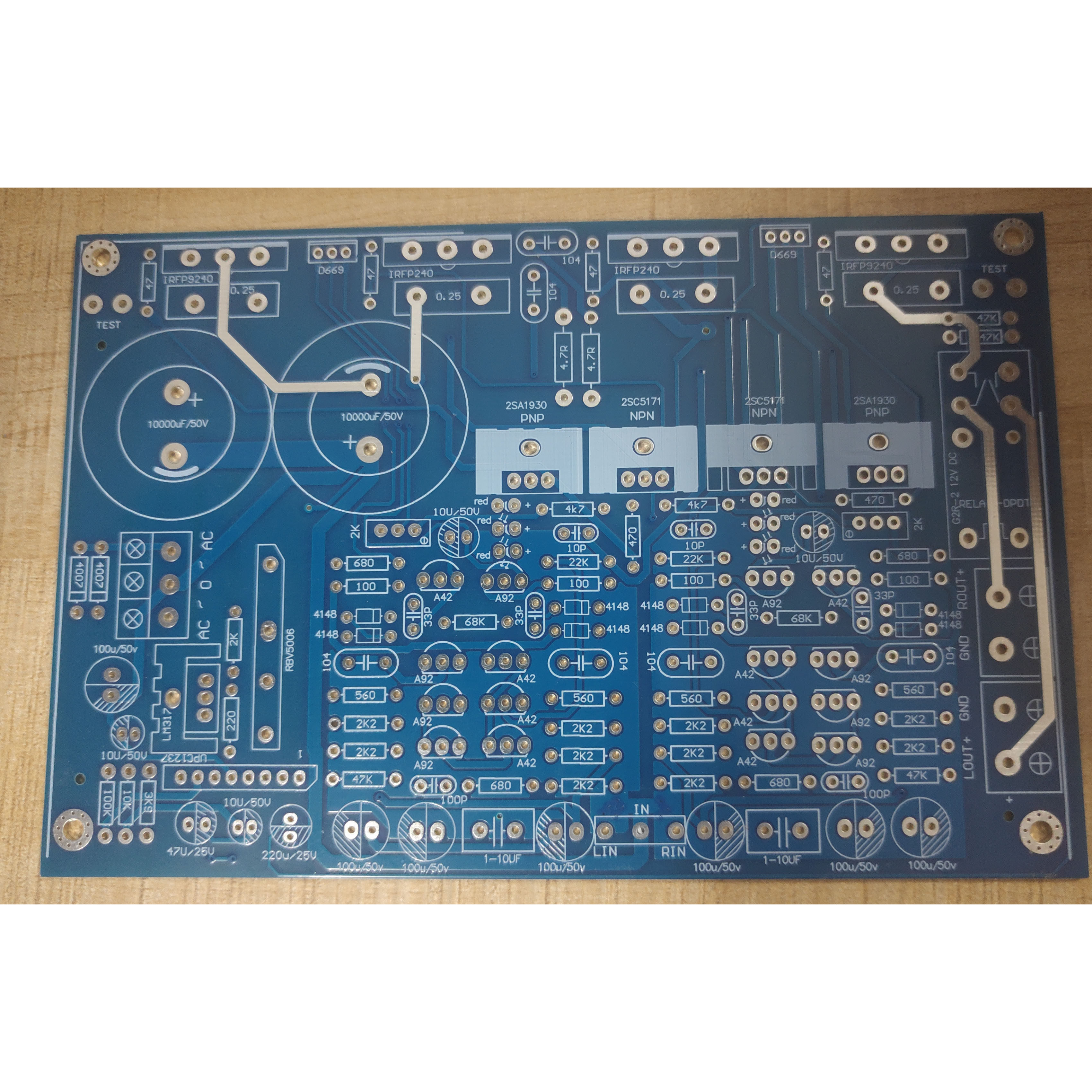 功放清风a3取代lm3886全对对称双差分场效应电源滤波器