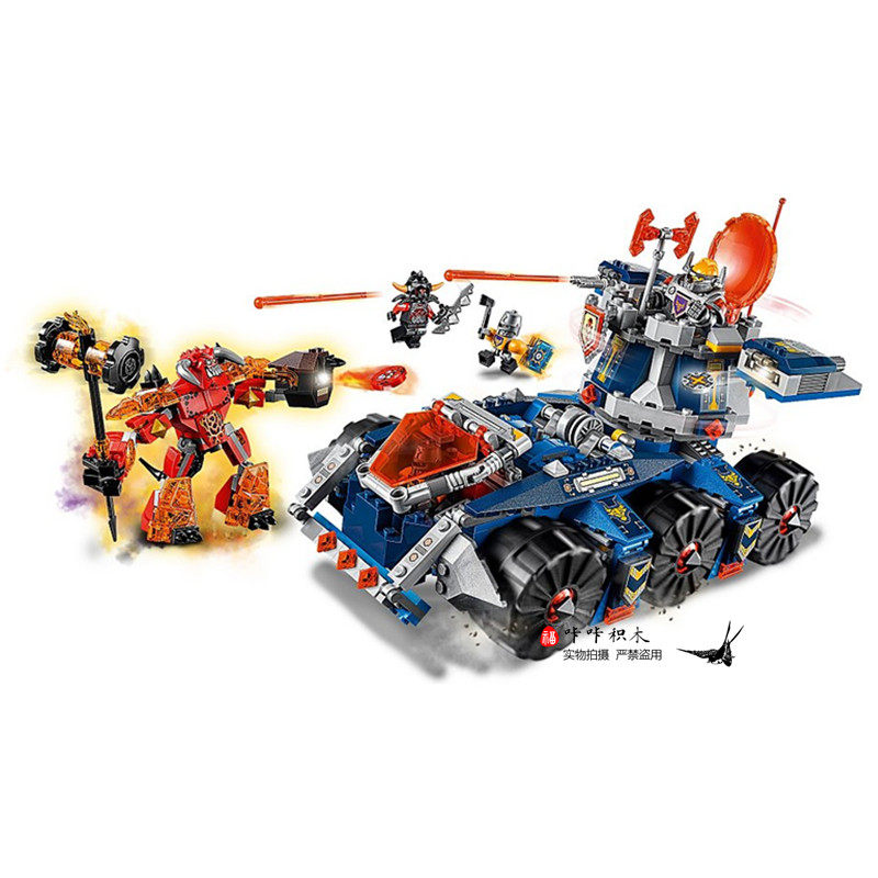 lego乐高70322未来骑士团系列艾克索的合体塔战车塑料积木