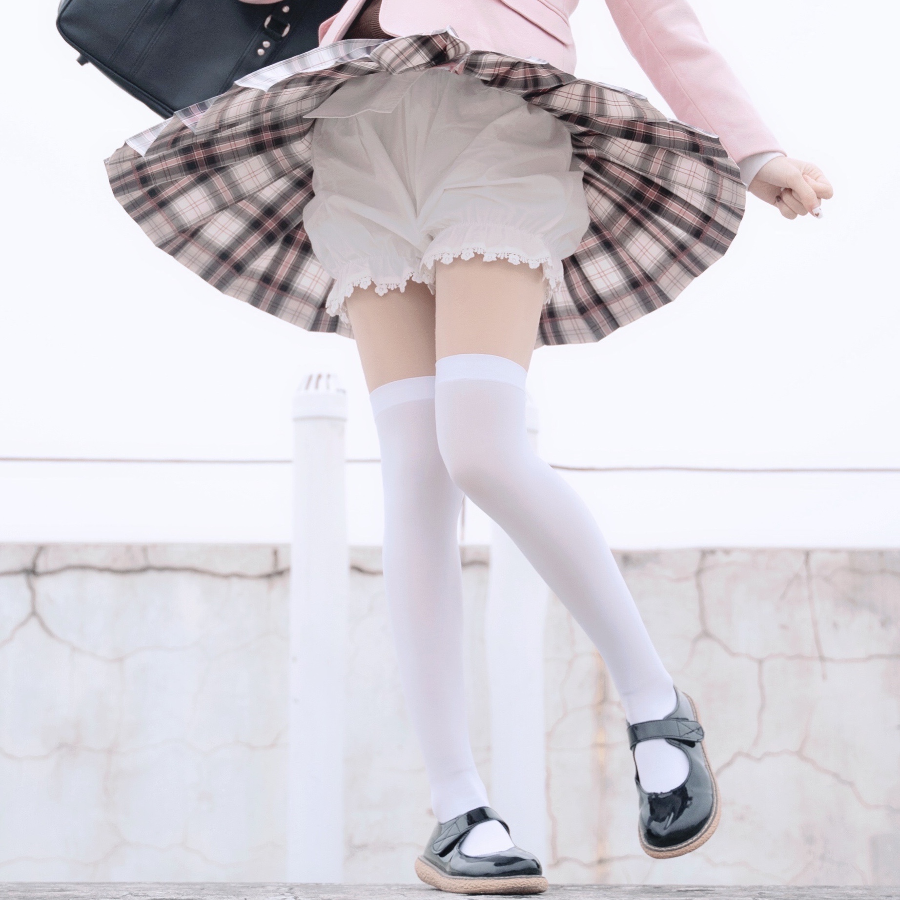 安全甜美可爱jk灯笼裤lolita南瓜纯棉舒适居家打底裤