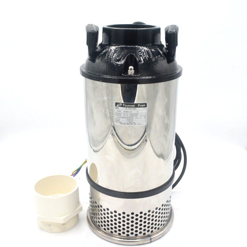 水泵鱼池日本鹤见400w100a流量48吨小时循环潜水泵