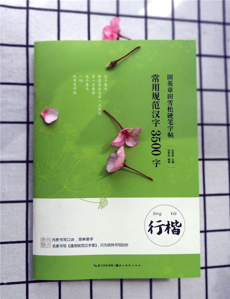 满包邮 | 田英章田雪松硬笔字帖常用规范汉字3500字行楷-从基本笔画偏旁部首开始练起成人学生练字帖 - 图0