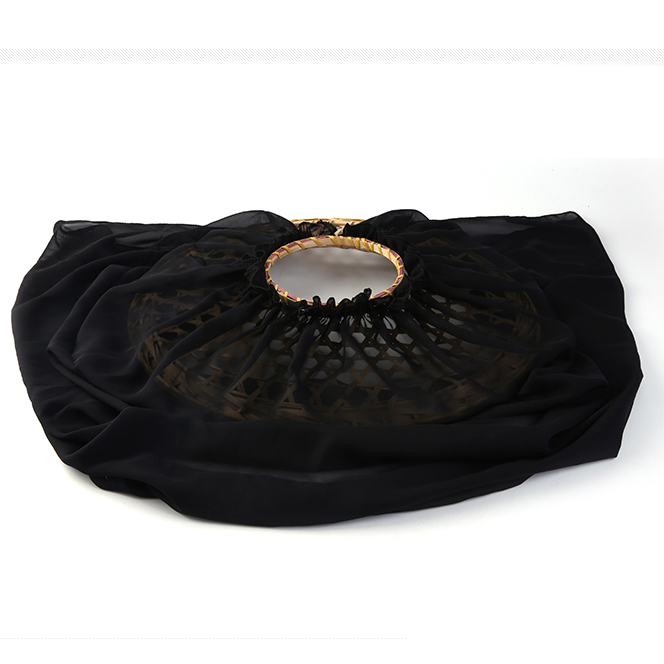 汉服影楼古装武侠斗笠古风男女侠客薄遮面纱竹编