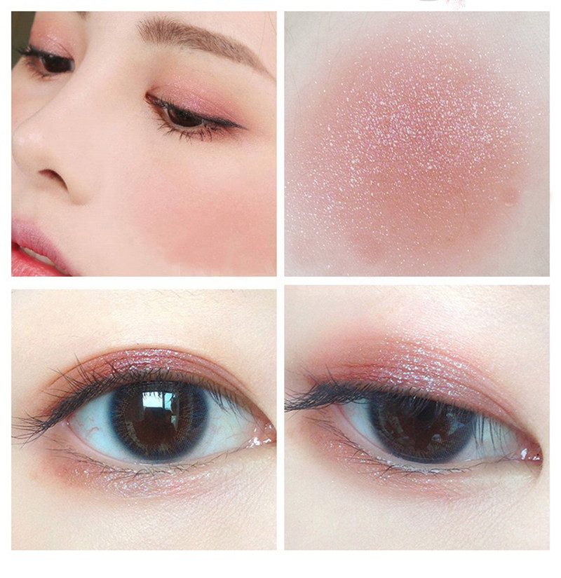 miss白 单色眼影膏 珠光闪亮人鱼姬防水不晕染初学者彩妆眼影少女