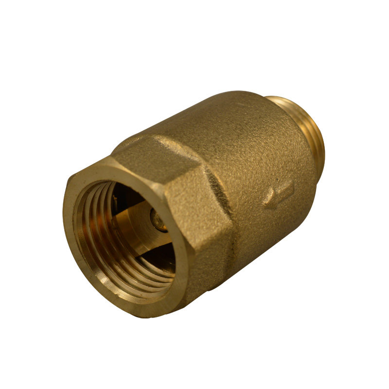 止回阀单向阀止逆止水马桶热水器阀门4分6分1寸止回阀