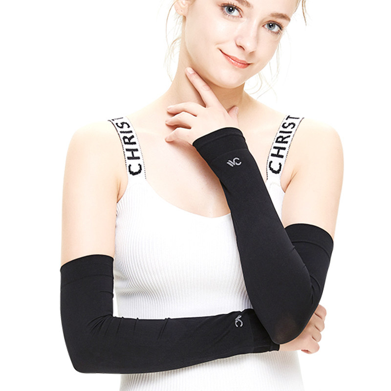 韩国vvc儿童夏季冰爽袖套防晒袖子防紫外线手臂套长款卡通护臂套