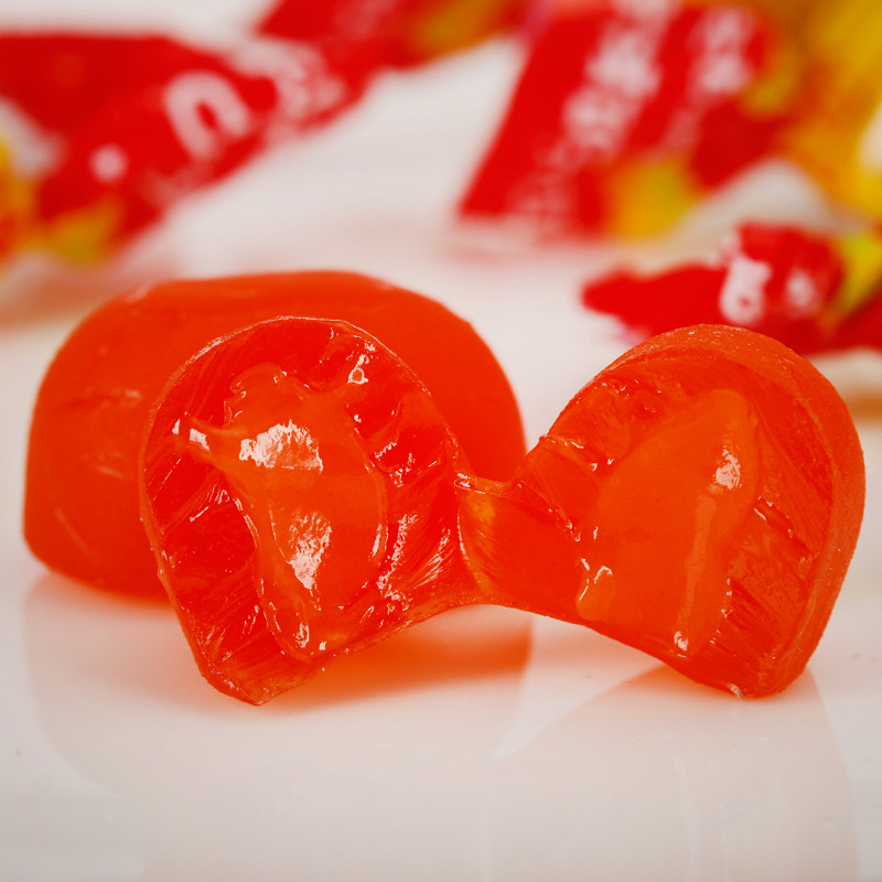 包邮俄罗斯进口roshen如胜小蜜蜂果酱夹心软糖qq糖一份500克