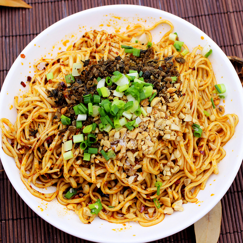 包邮四川特产宜宾燃面早餐面食干拌面非油炸面条