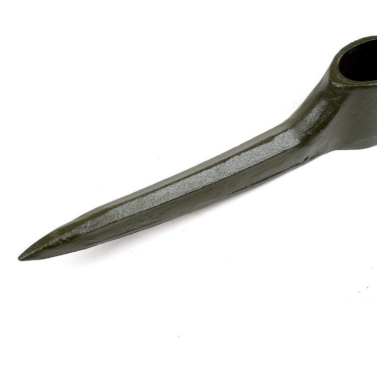 猛士出品大军锰钢十字镐柞木柄洋镐战备鹤嘴镐