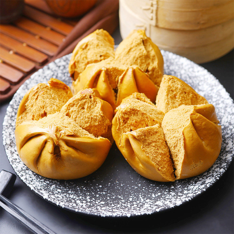 红糖馒头开花包子速食面点广式茶楼点心速冻包点