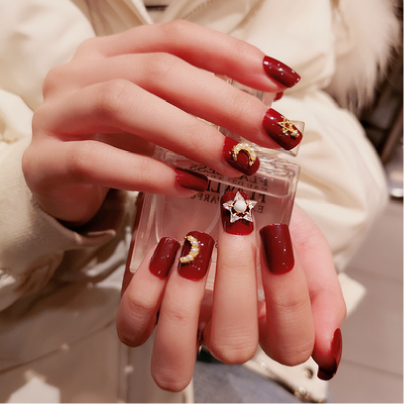 成品甲片网红指尖同款穿戴抖音渲然魔盒美甲美甲工具