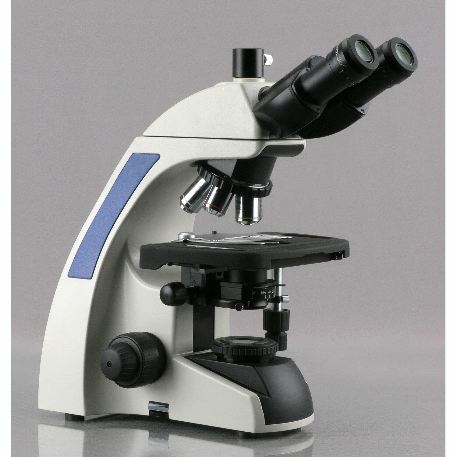 显微镜amscope40x2500x三目复合实验室生物18mp电子相机科学实验