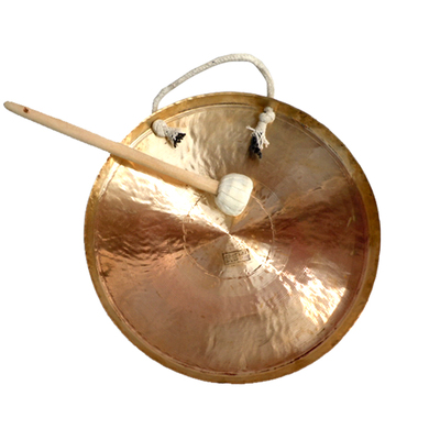 铜锣31cm中音手锣高低音低音响铜小锣戏曲剧团苏锣虎音锣