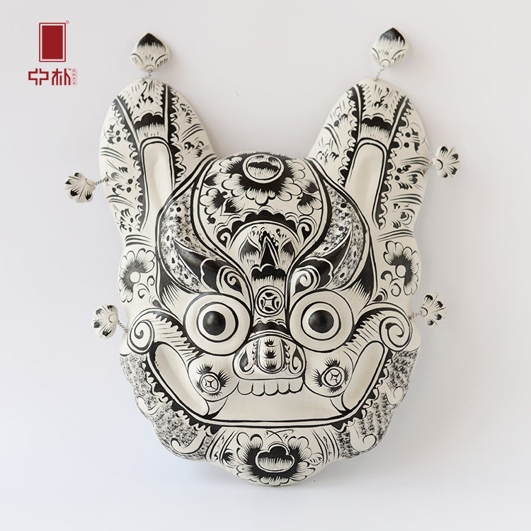 泥塑中朴凤翔挂虎陕西中国国风民俗装饰中式泥人