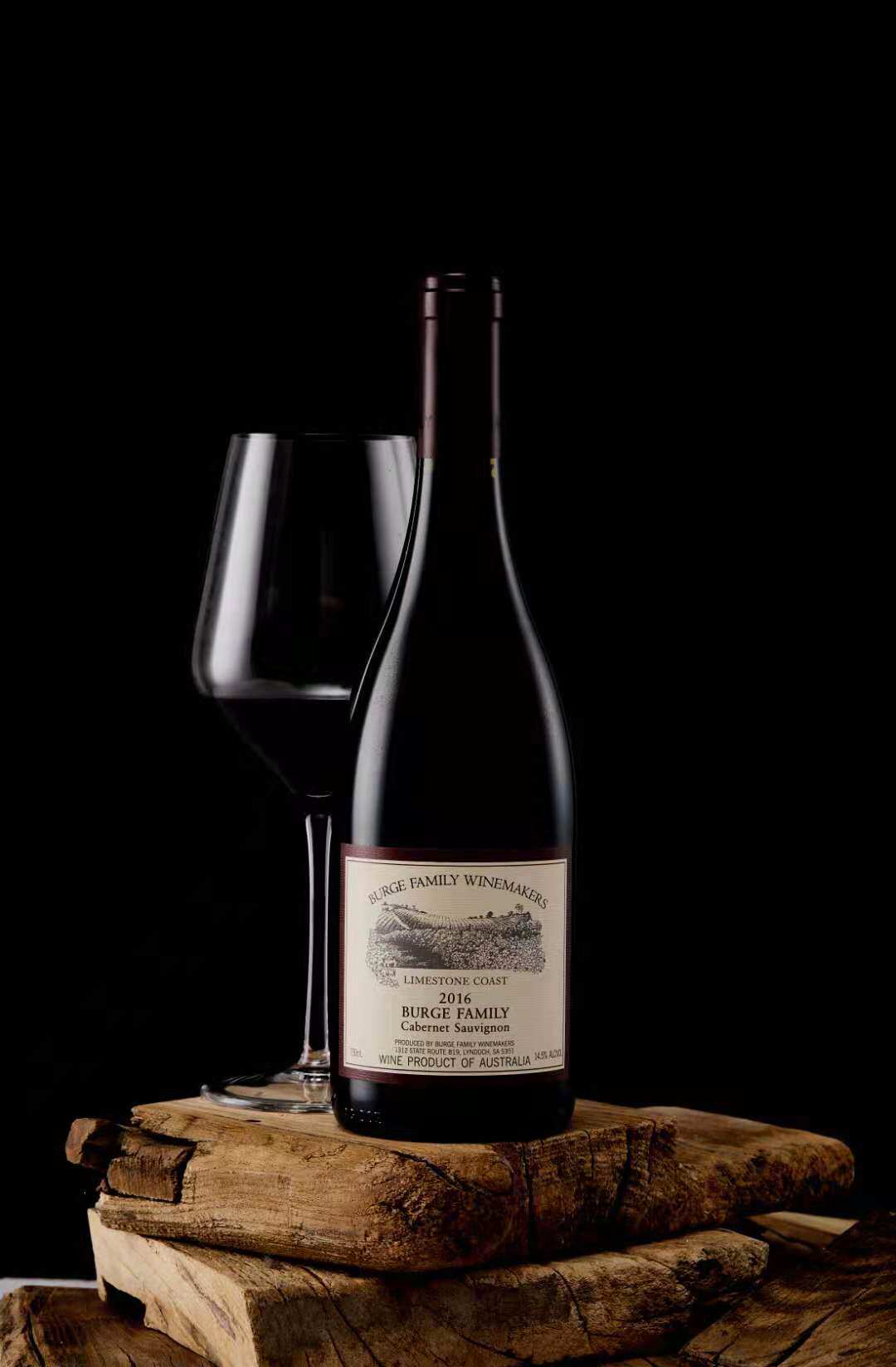 澳洲原瓶堡歌家族burgefamily老藤赤霞珠干红葡萄酒干红静态葡萄酒