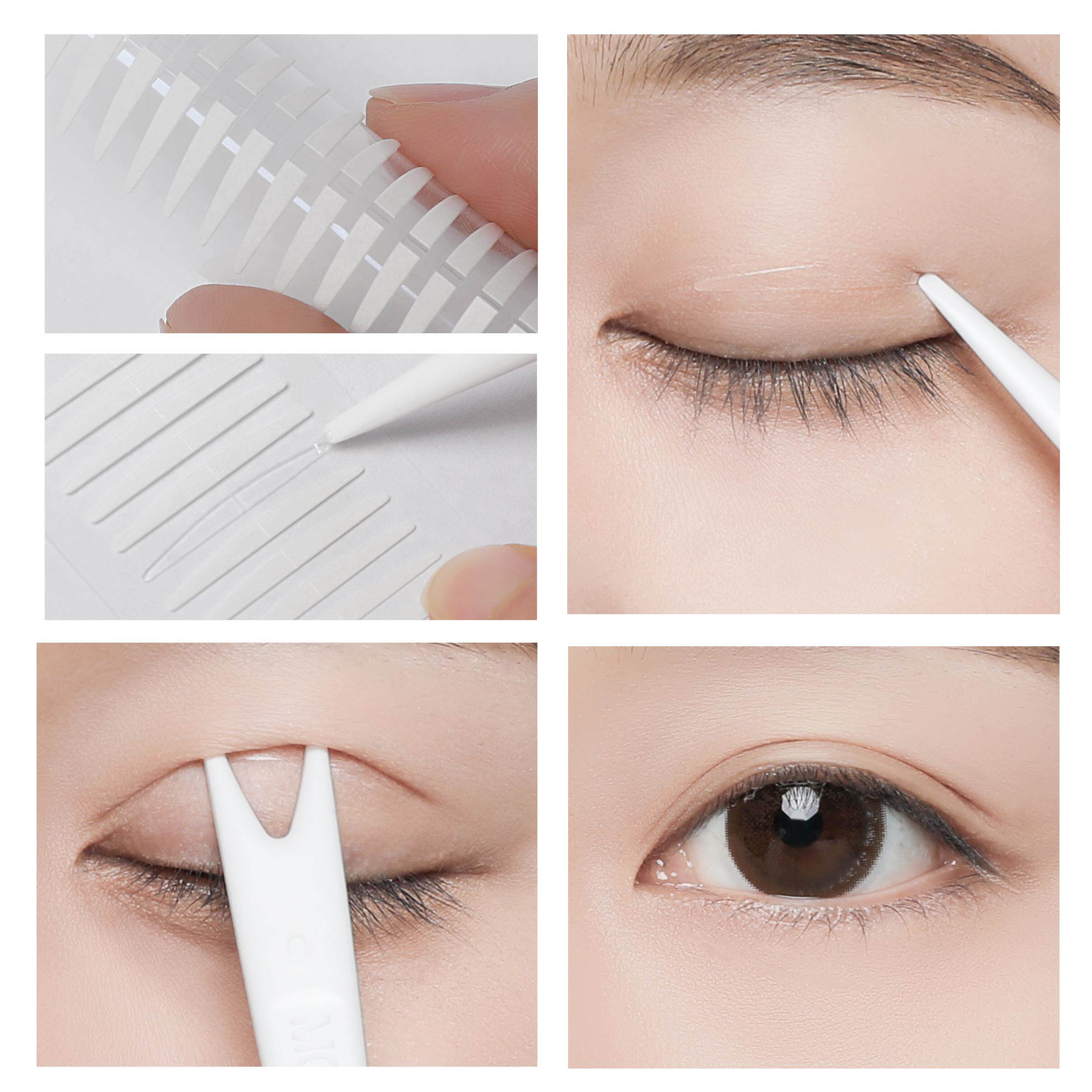 日本motonozen 素之然双眼皮贴无痕自然单面双面防水隐形肉色