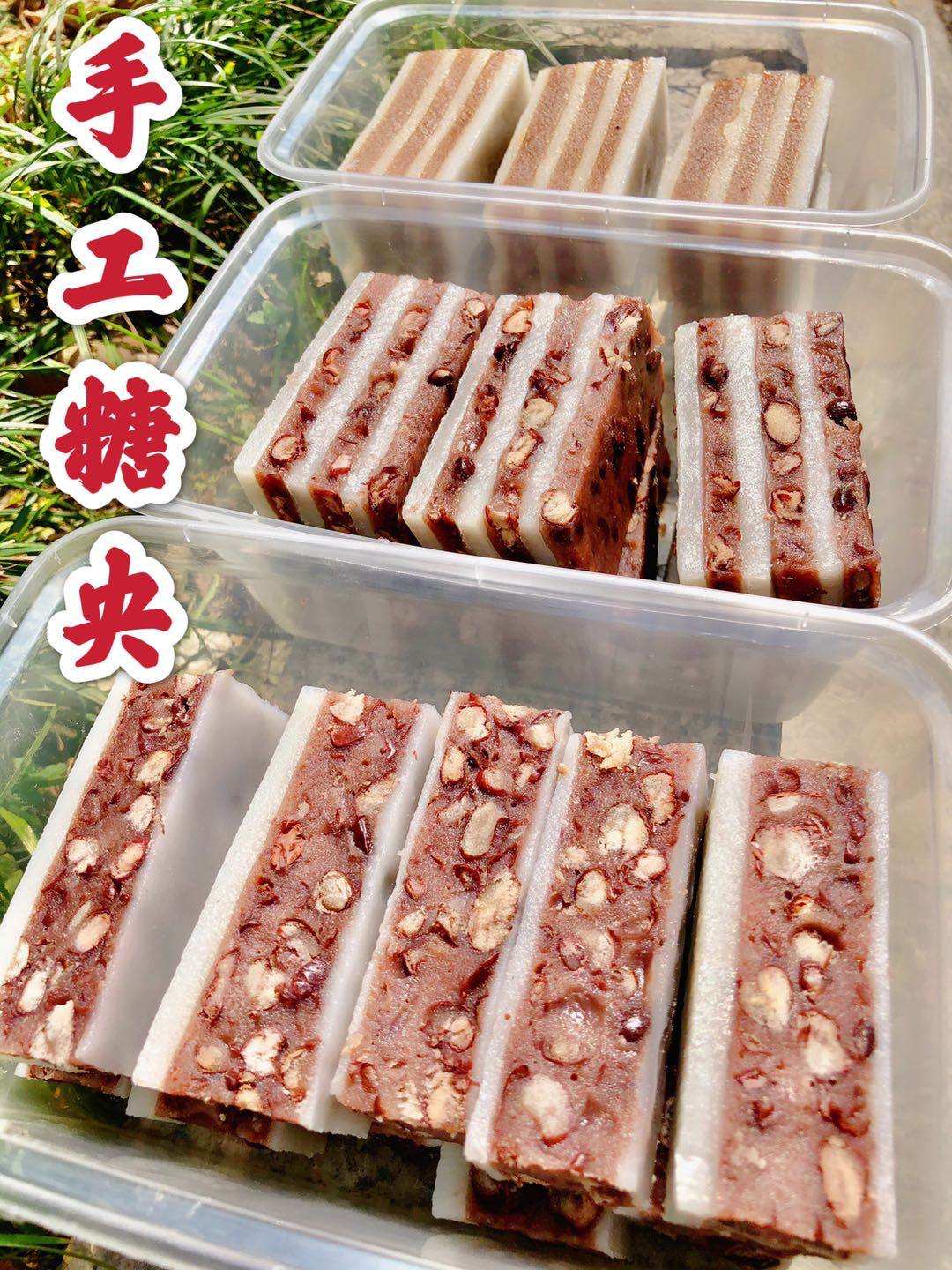 诸暨特产千层糖秧手工手工制制作红糖唐洋糖漾糖传统糕点