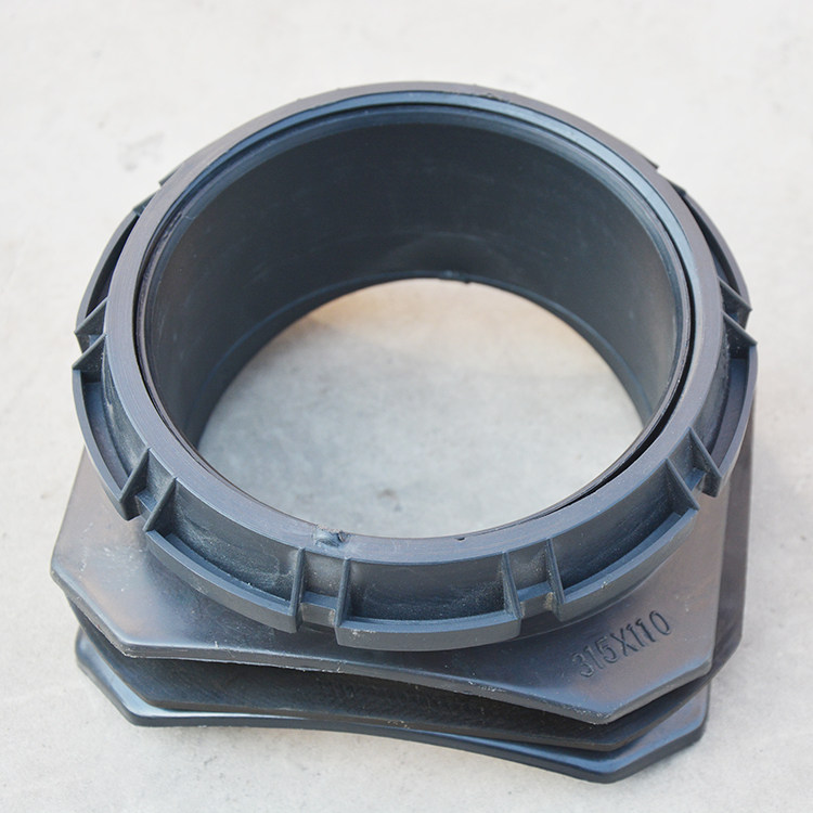 厂价直销 pe塑料检查井支管马鞍接头配件井盖井筒胶圈 活动接头