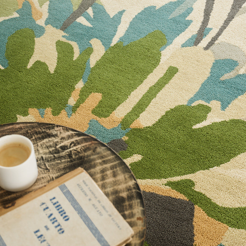 liandwu英国进口asiatic地毯客厅floral花卉地毯