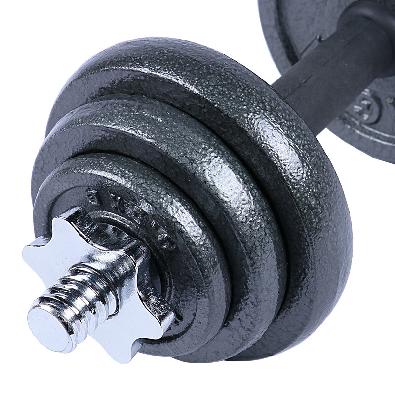 烤漆哑铃男一对家用健身器材可调20公斤10/30kg可拆卸套装练臂肌