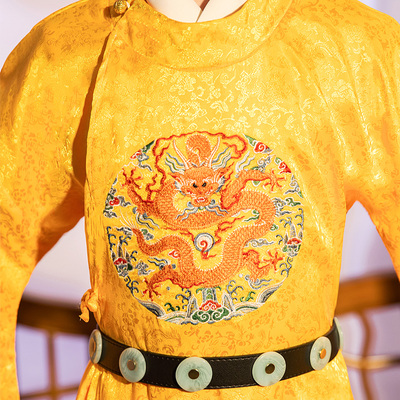 古装明制男童宋朝明朝皇帝皇上服装太子龙袍舞台影楼儿童演出服 原价