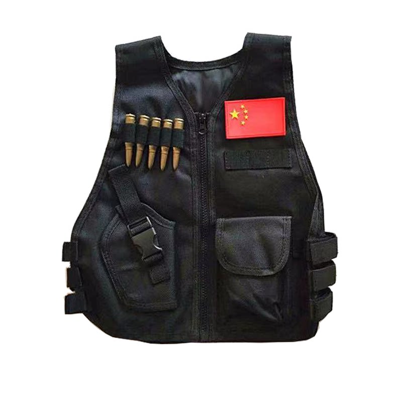 儿童特警战术背心真人cs吃鸡装备道具服装儿童演出服