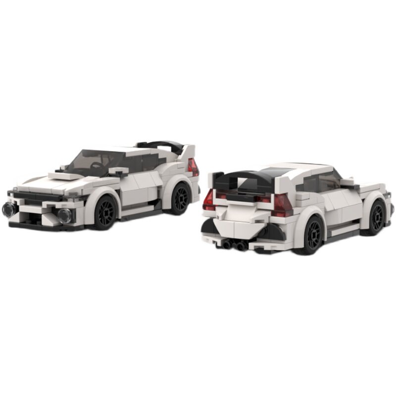 qfmoc汽车模型适用乐高积木本田思域type跑车建构