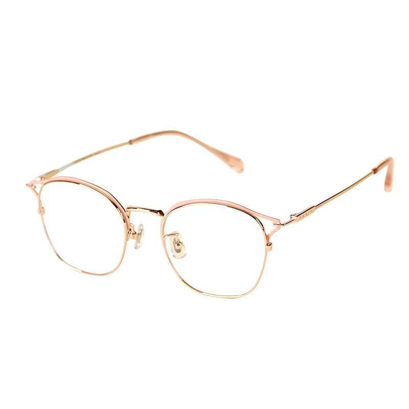 parim派丽蒙小脸脸型猫眼镜框女大框纯近视近视眼眼镜架