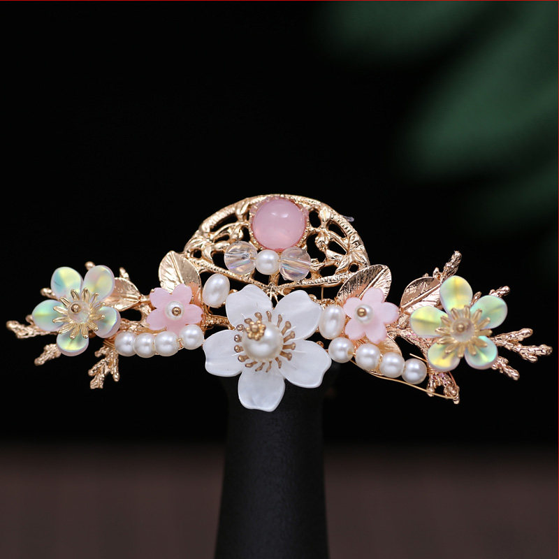 汉服头饰古装配饰发簪套装仙气古风发饰花卉发饰