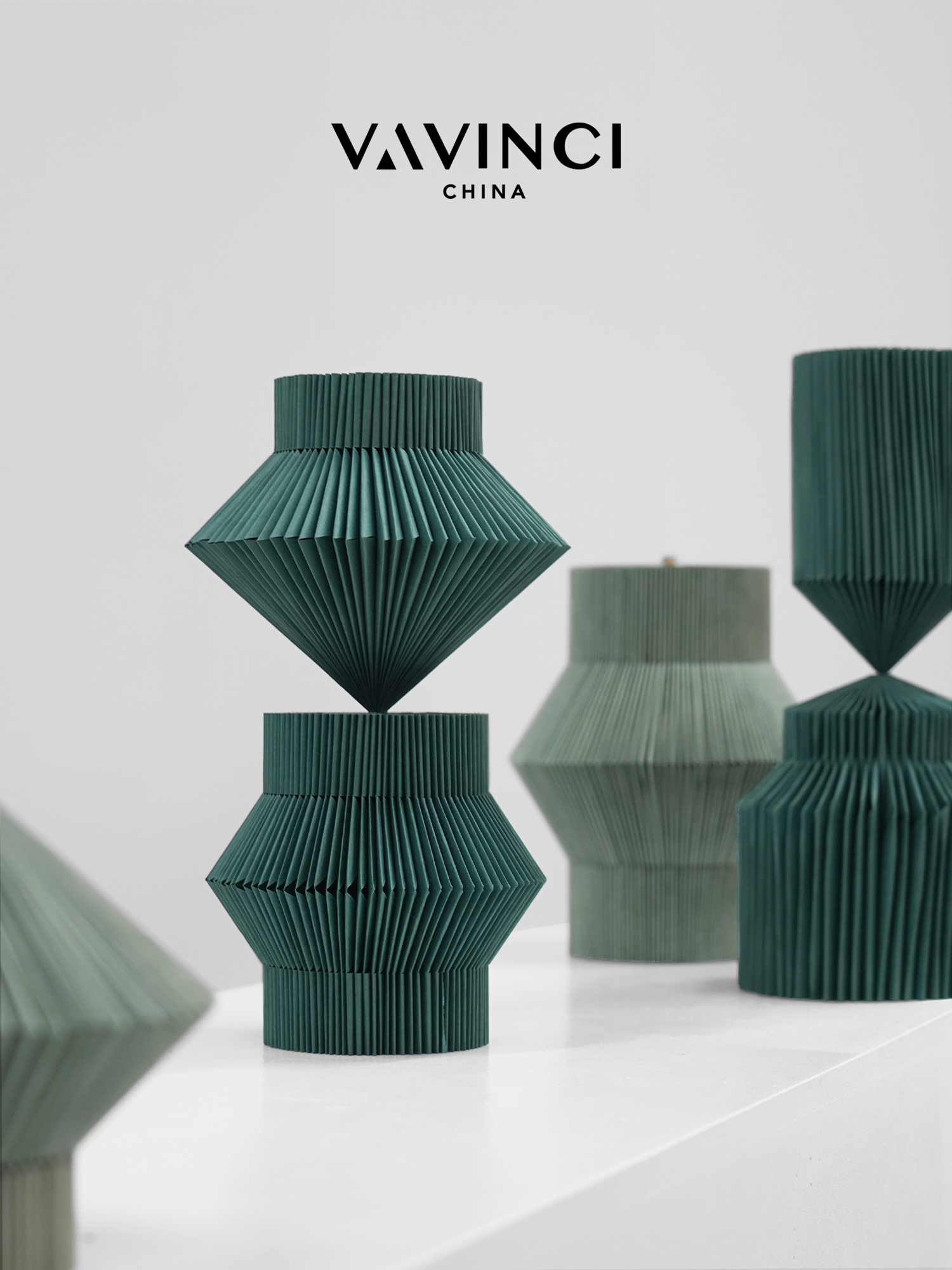 创意现代简约彩色几何手工折纸艺术装饰品摆件样板摆件