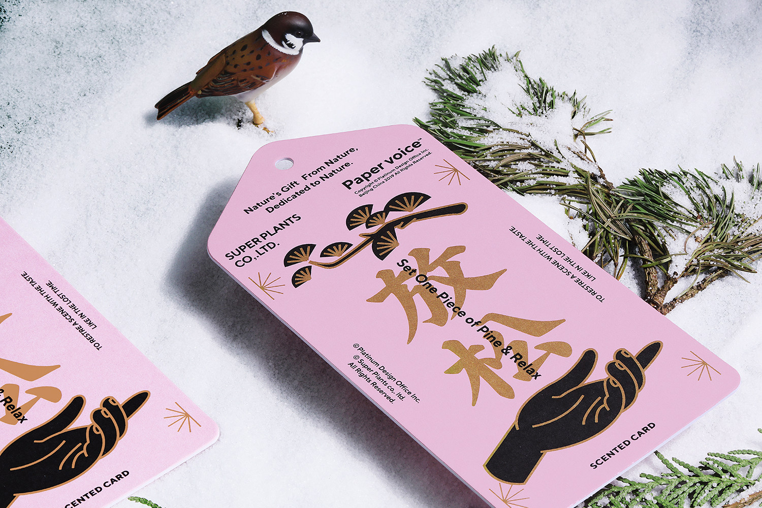 香氛卡 papervoice × 超级植物 扩香片 papervoice 官方正品