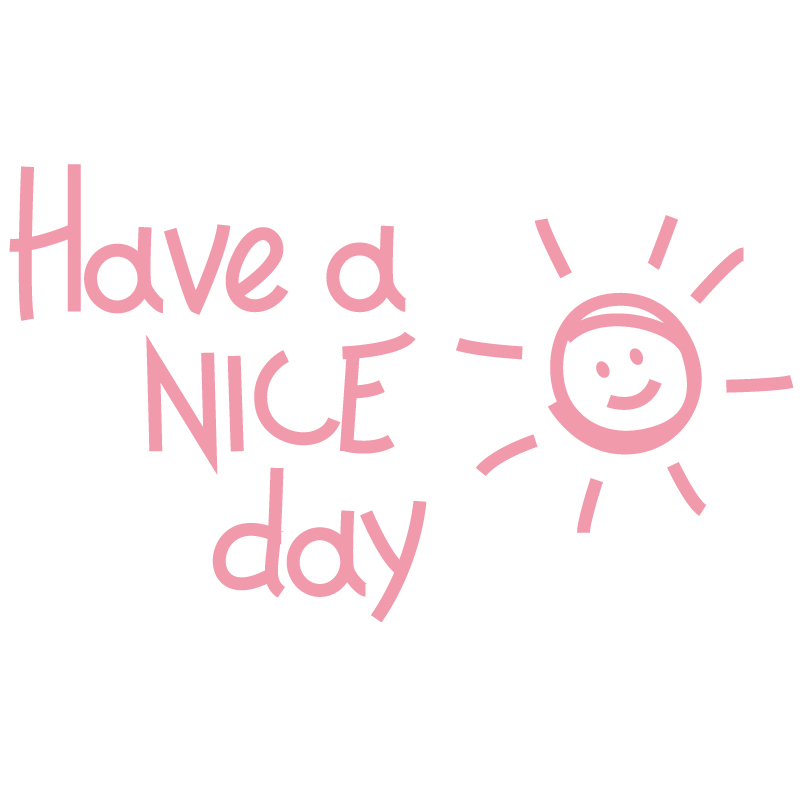 包邮haveaniceday新款儿童房创意英文卧室床头背景墙贴玻璃贴