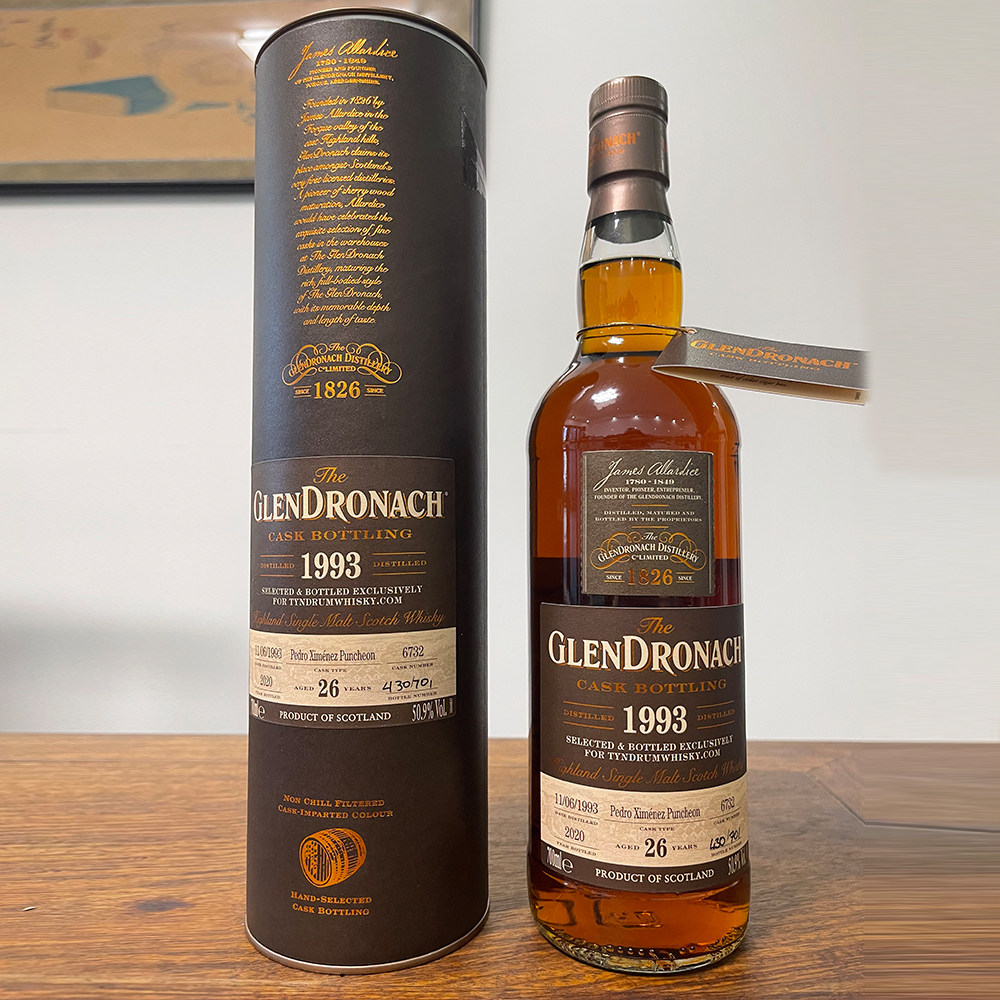 售价勿拍格兰多纳26年威士忌度数50.9%威士忌