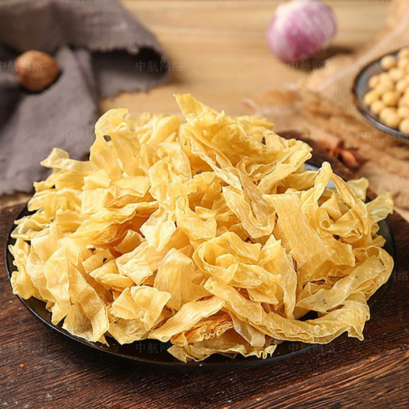 500g干豆皮丝豆腐皮油豆干货人造肉蛋白肉豆制品豆腐皮