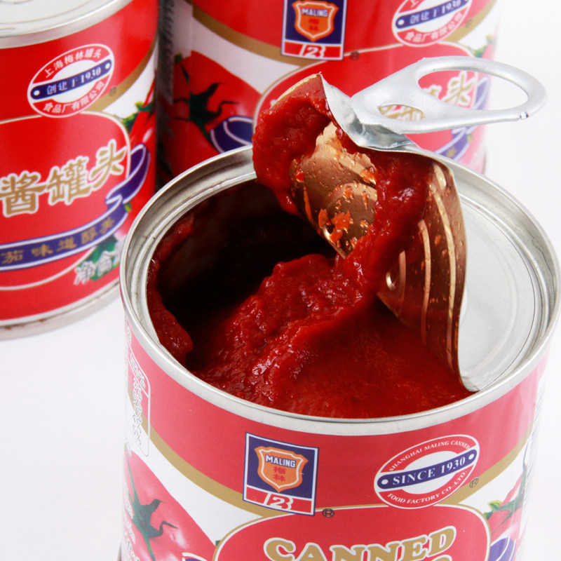 番茄酱梅林罐头家用炒菜薯条沙司沙拉果酱198g番茄酱