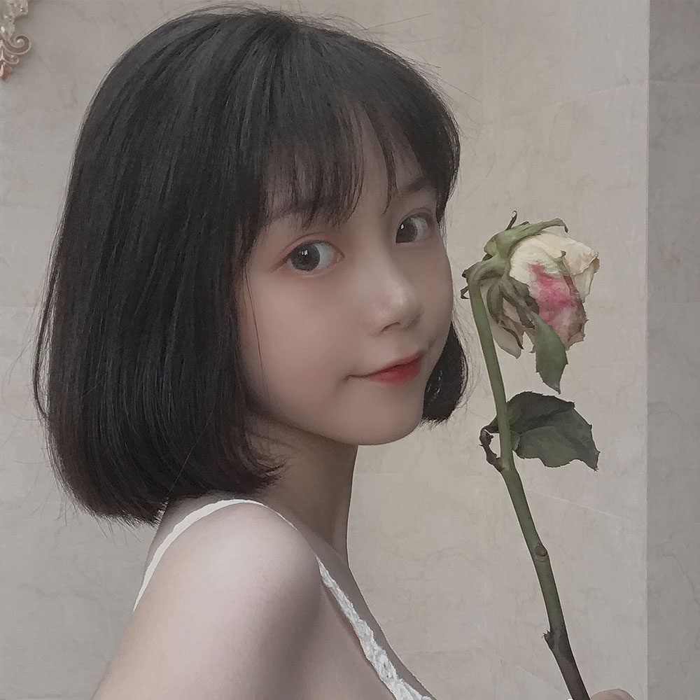 假发女短发圆脸少女bobo头气质修脸可爱波波头短直发自然全头套