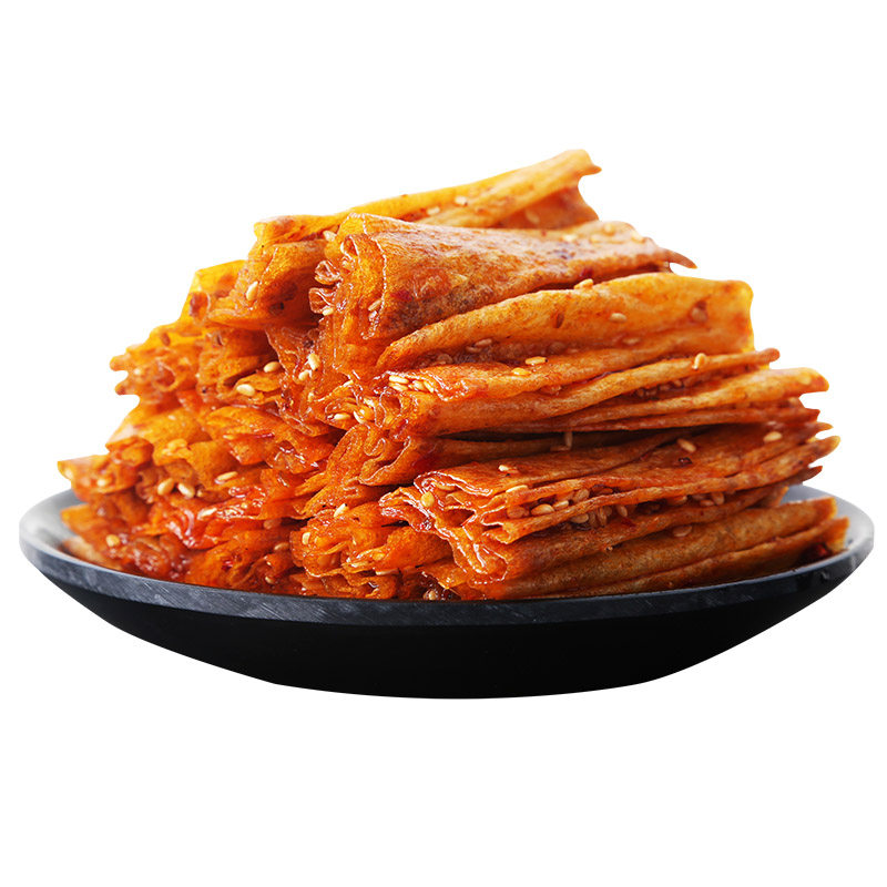 手工辣条500g豆皮辣片重庆麻辣小吃湖南特产80后儿时怀旧网红零食