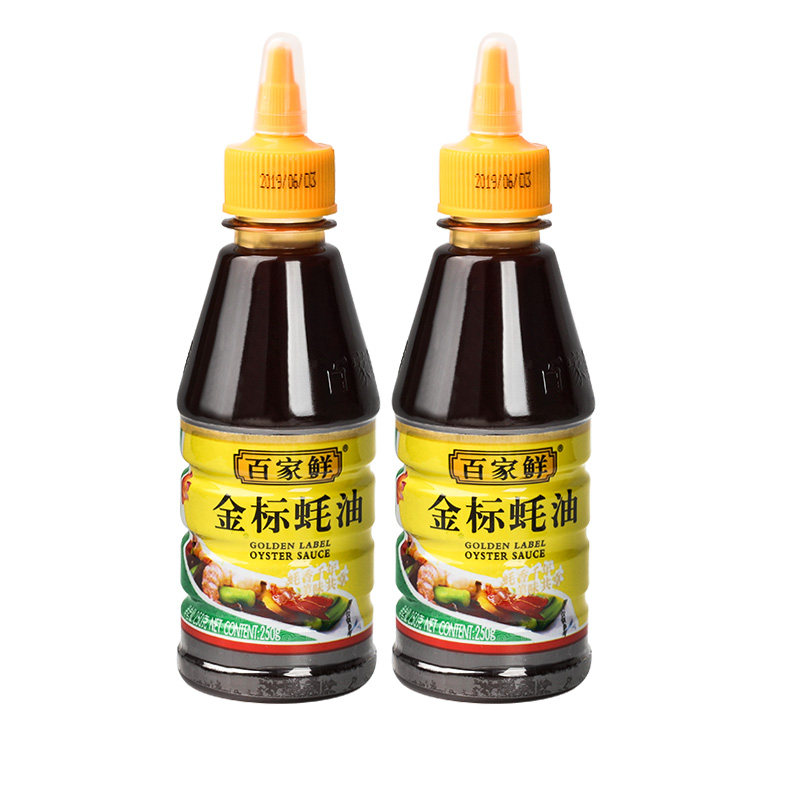 百家金标蚝油250g勾芡拌面炒菜提鲜肉类腌制蚝油