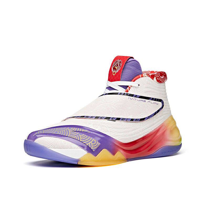 正品安踏篮球鞋kt6汤普森2020冬季新品首发高山流水涂鸦高帮球鞋