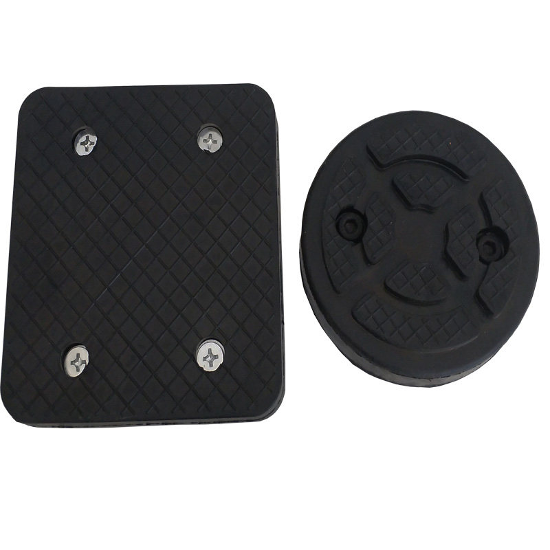 大小剪式举升机增高脚加高腿汽车垫高块升高架四方托盘胶墩圆胶垫